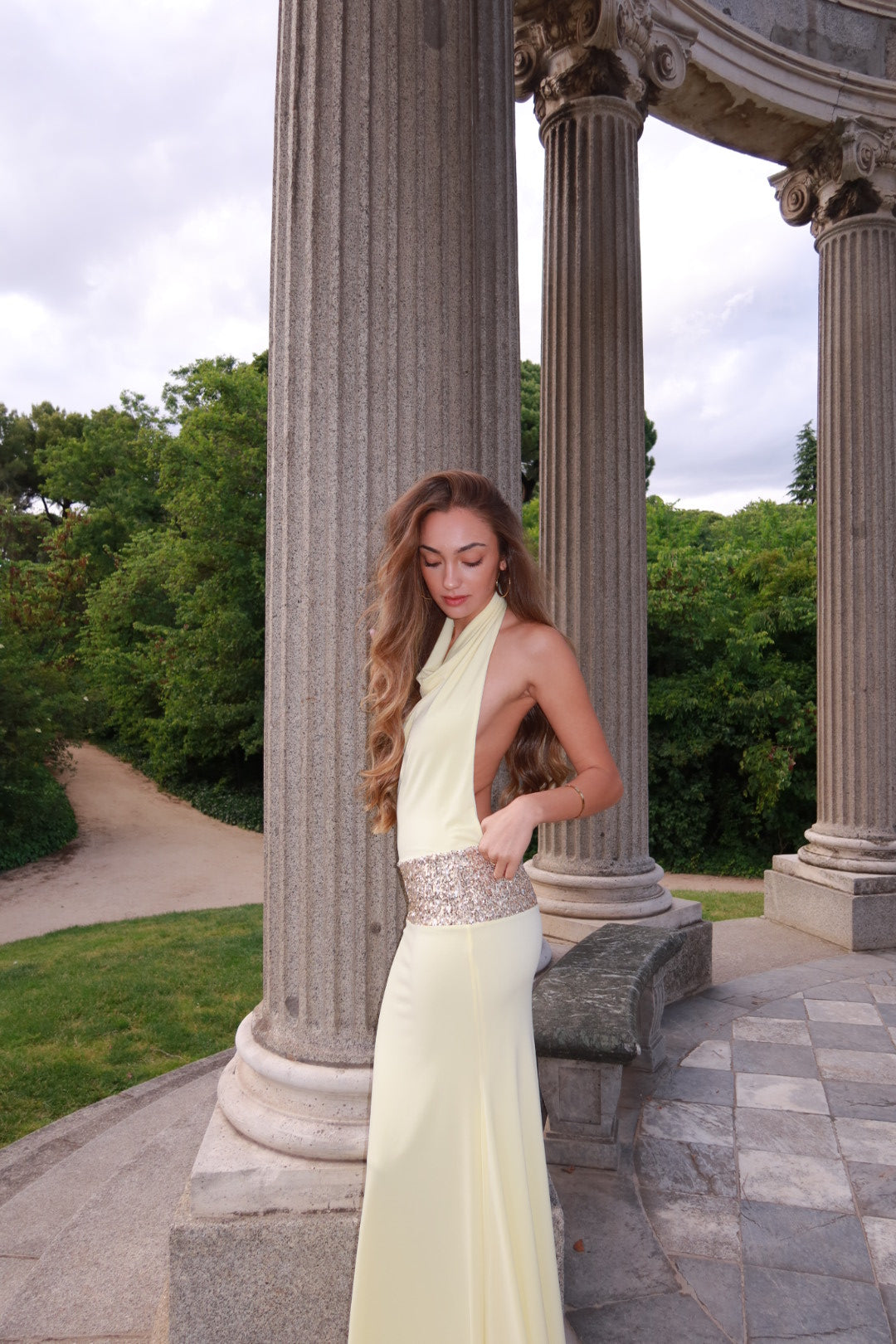 Vestido de «Frozen» crema