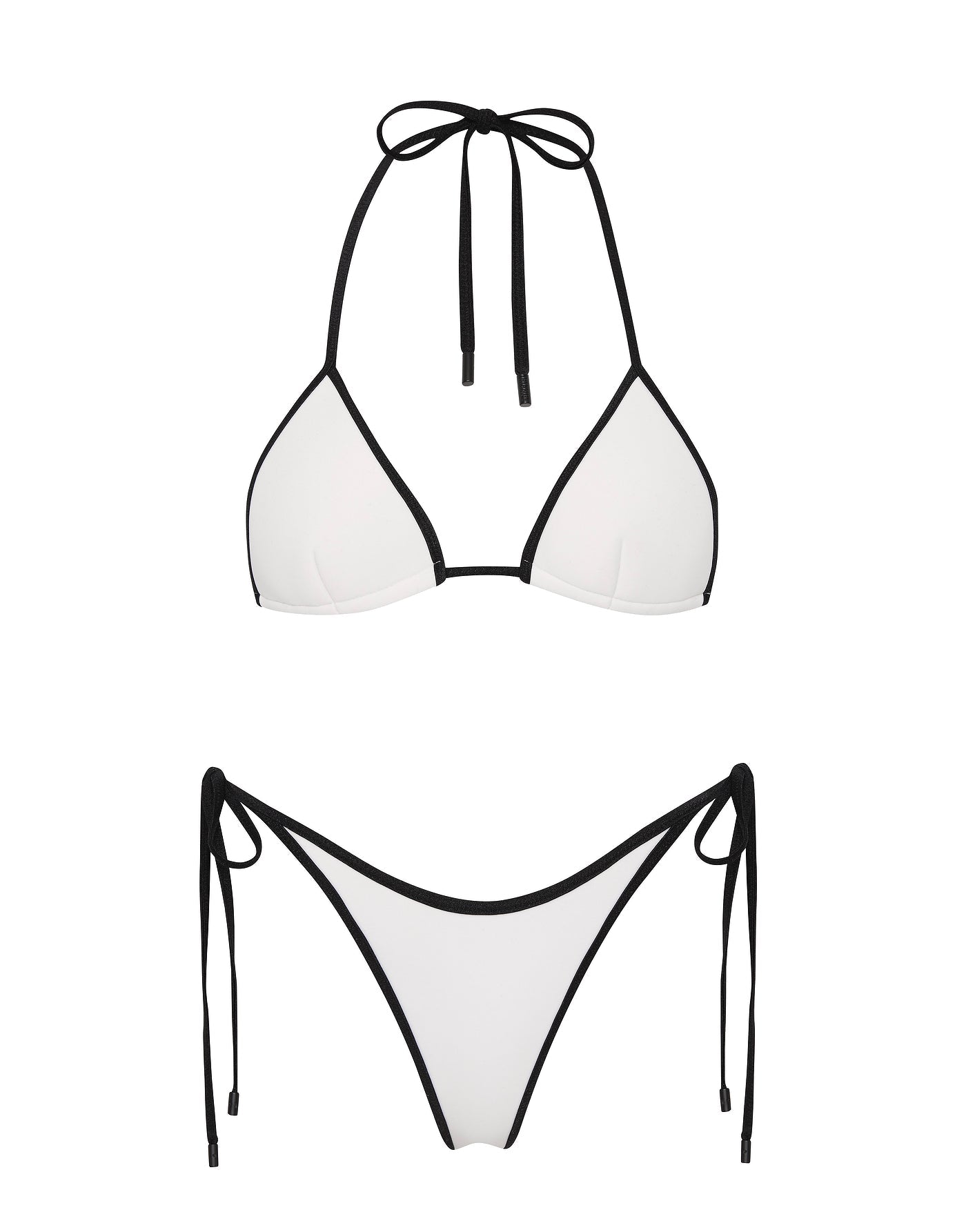 Conjunto de bikini triangular de neopreno