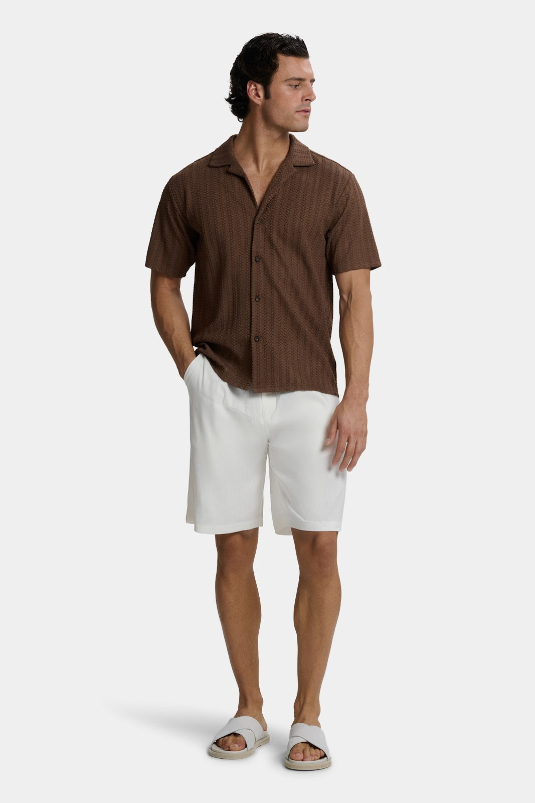 CAMISA CORTE RECTO ENTALLADA