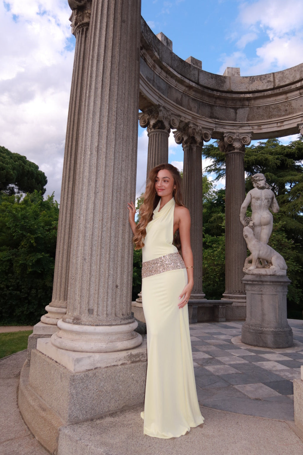 Vestido de «Frozen» crema