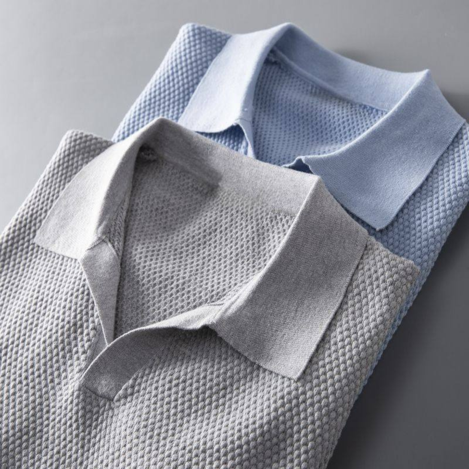 Polo de punto tipo gofre