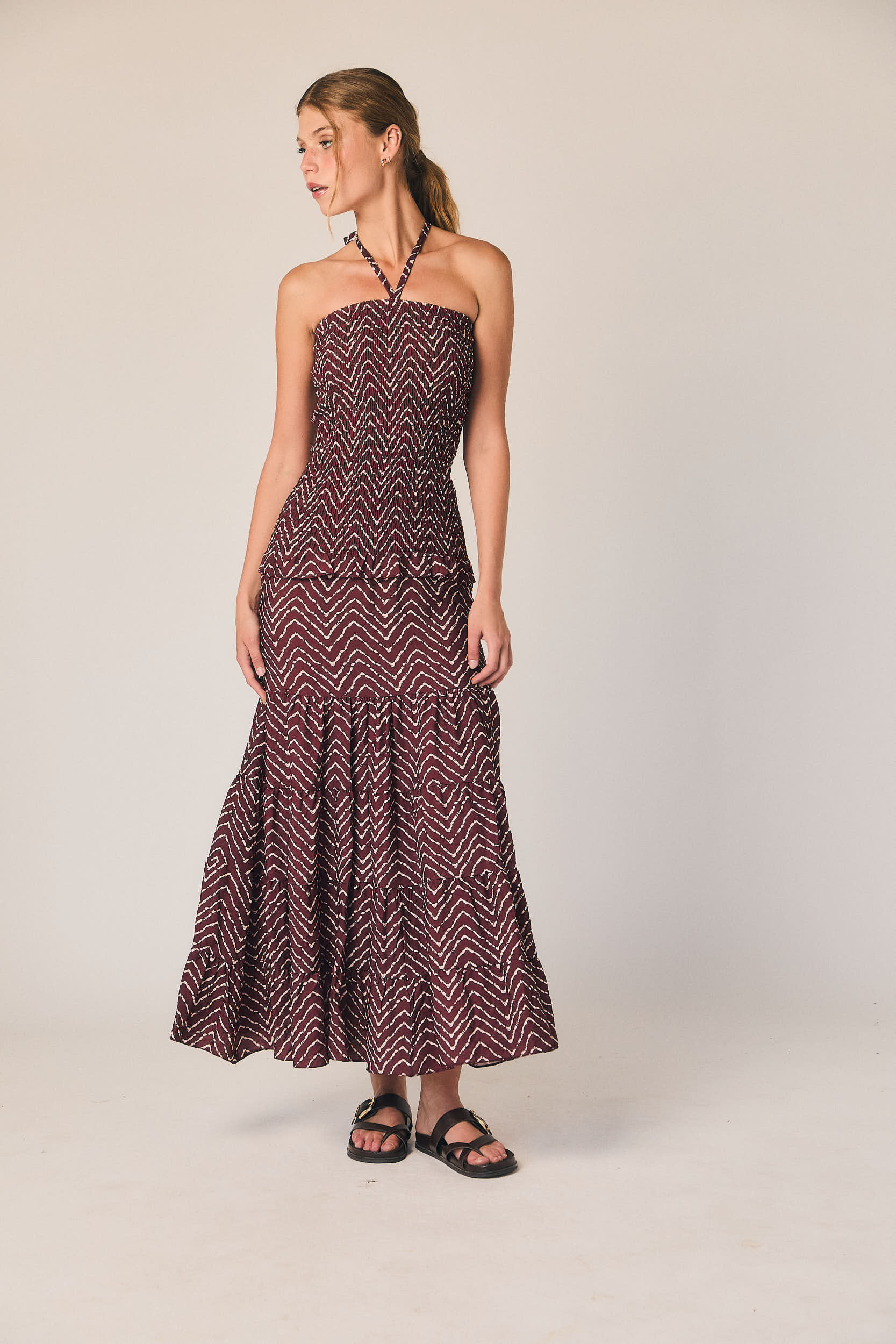 Vestido nido de abeja