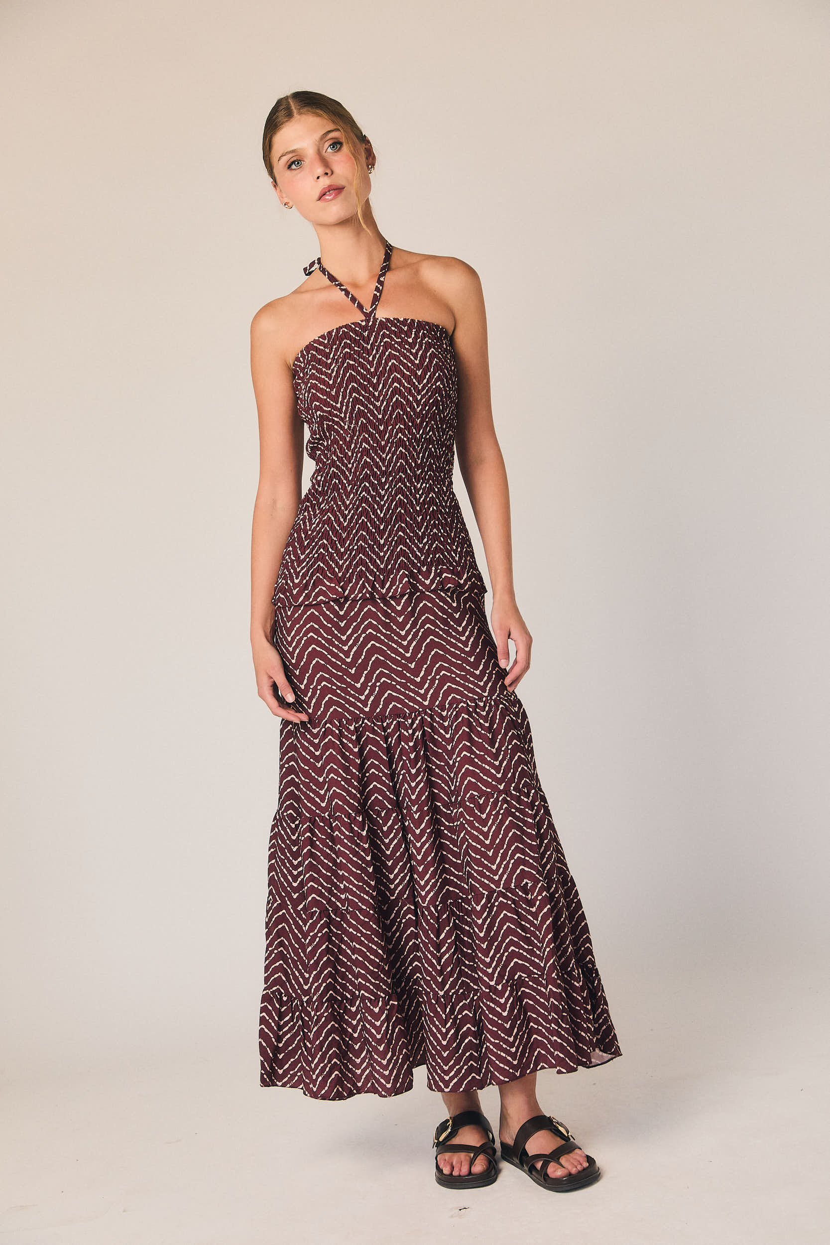 Vestido nido de abeja
