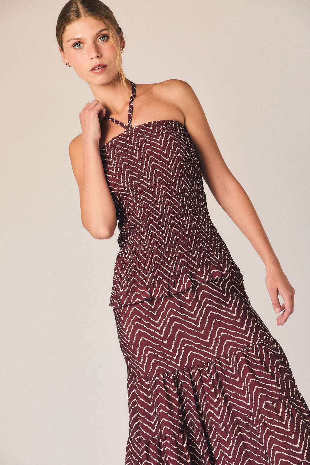 Vestido nido de abeja