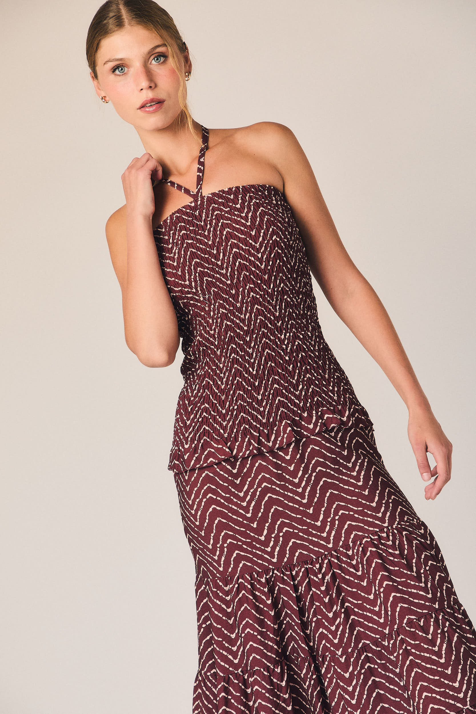 Vestido nido de abeja