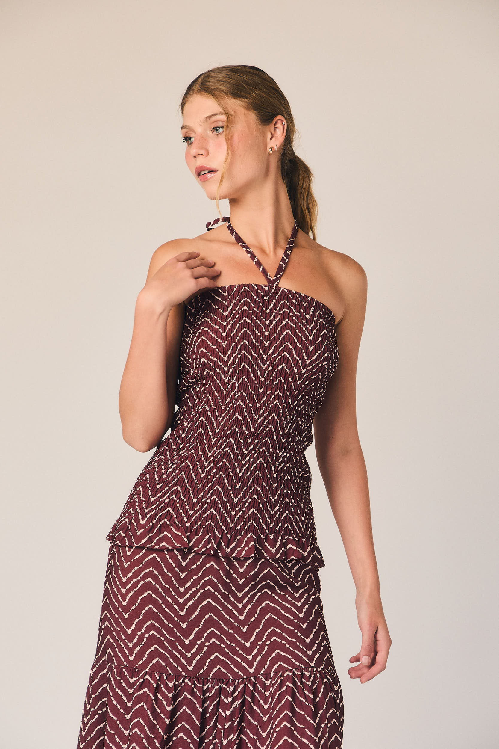 Vestido nido de abeja