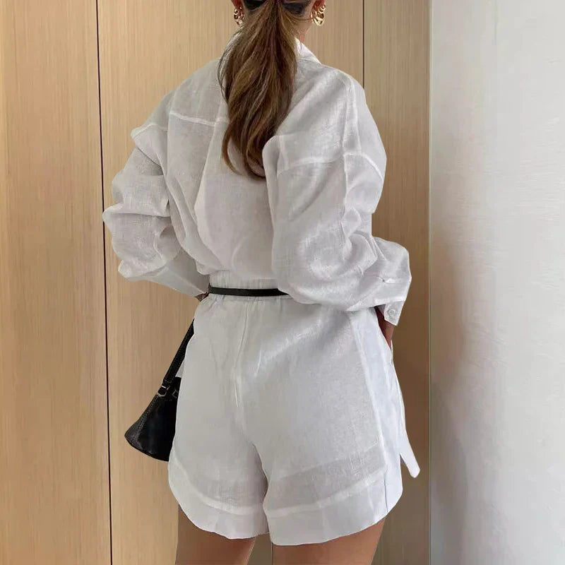 Conjunto de verano de manga larga Elena