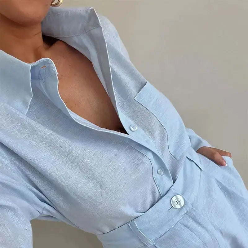 Conjunto de verano de manga larga Elena