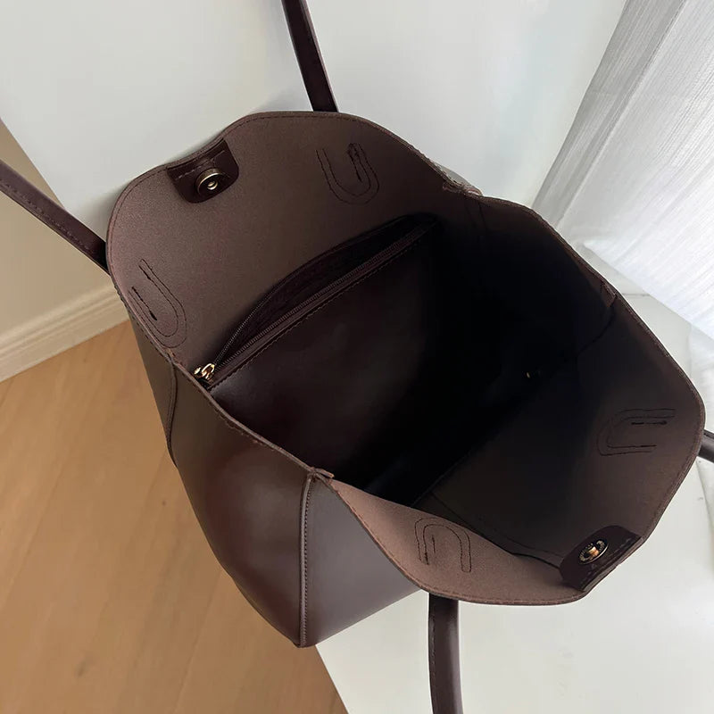 Bolso tote vintage de gran capacidad