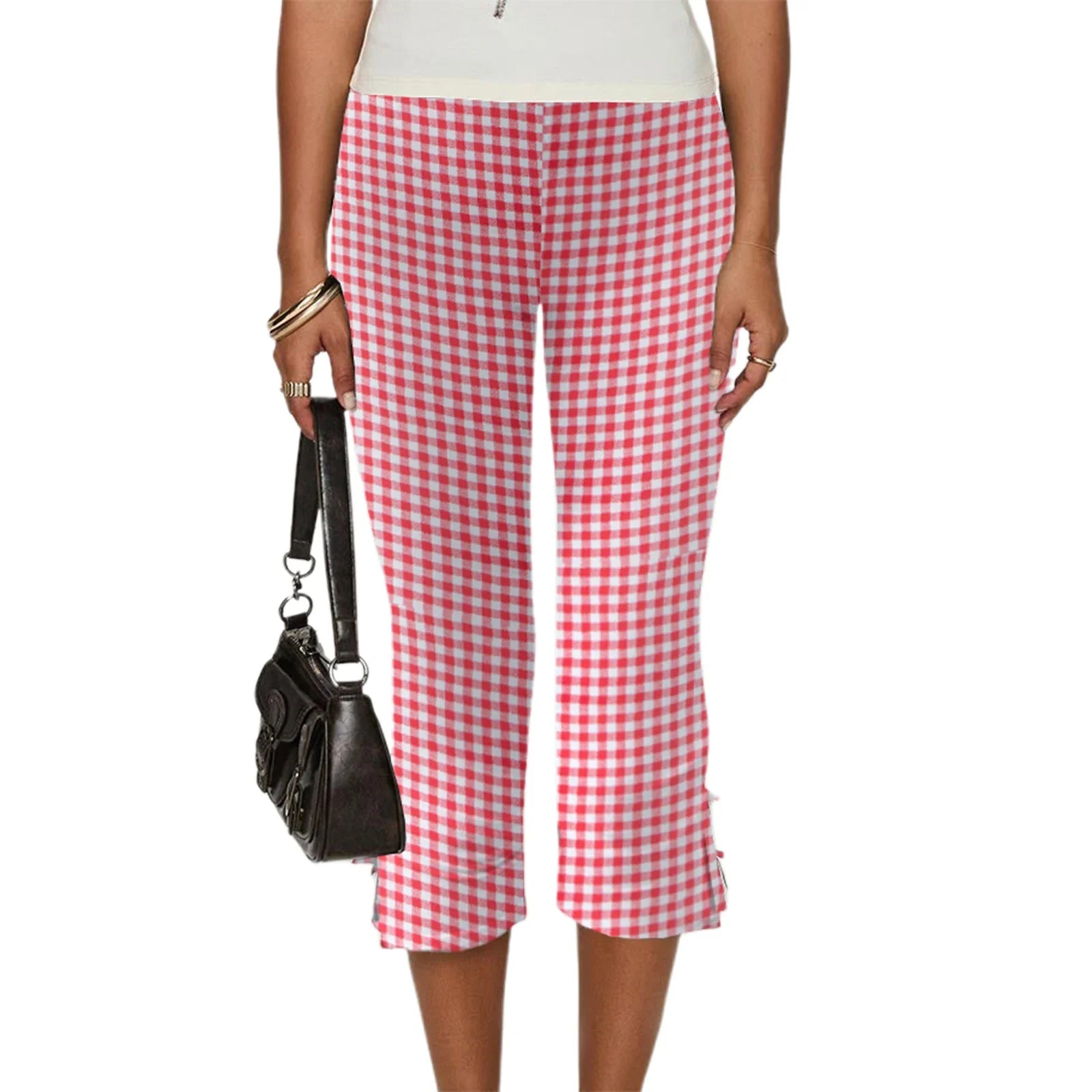 Pantalones Capri Sienna con lazo