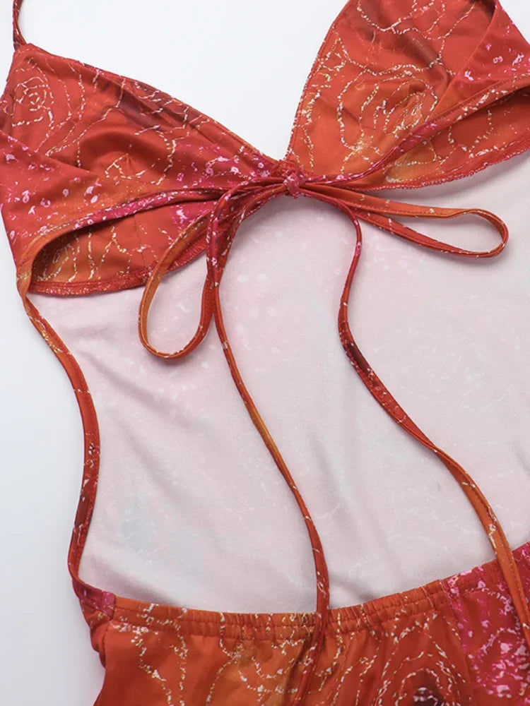 Vestido midi con escote