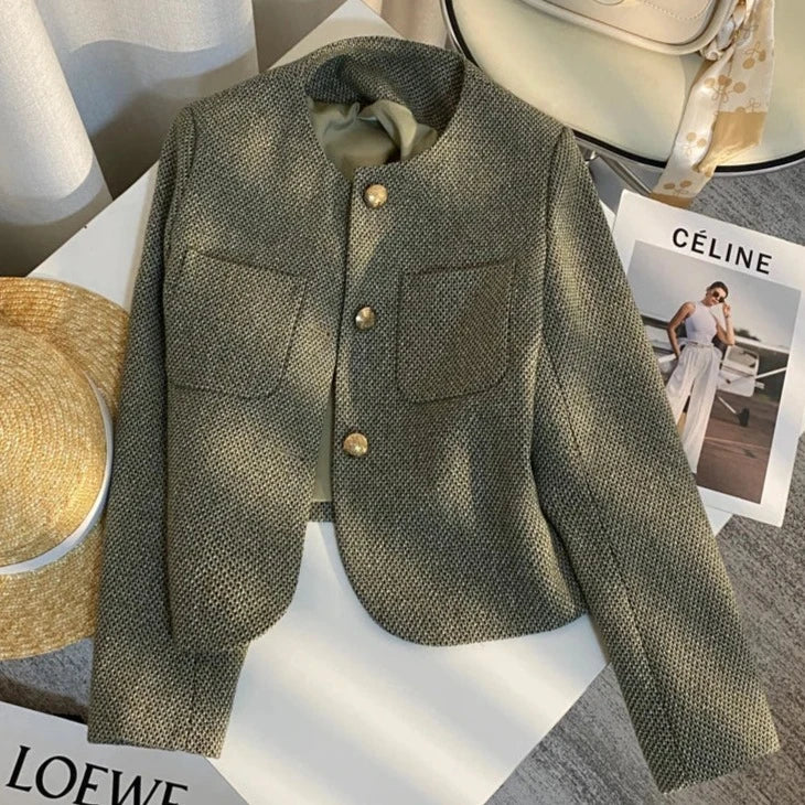 Chaqueta de una sola fila de botones