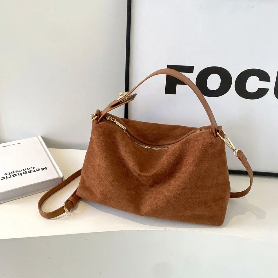 Bolso texturizado de estilo retro