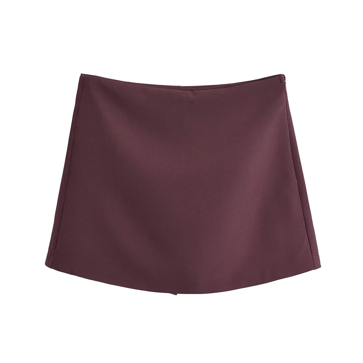 Falda-pantalón de cintura alta para primavera