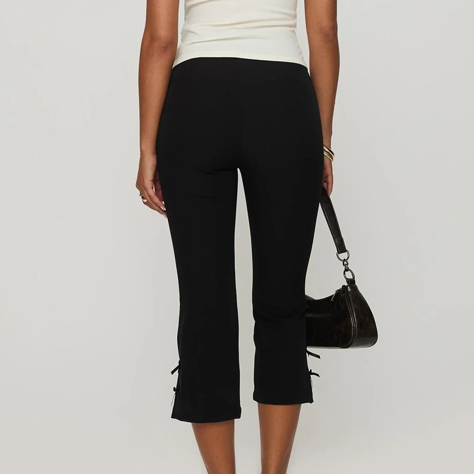 Pantalones Capri Sienna con lazo