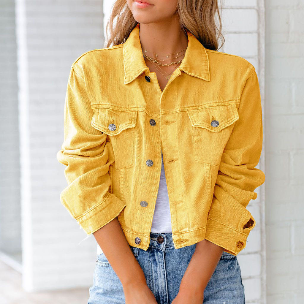Chaqueta vaquera corta