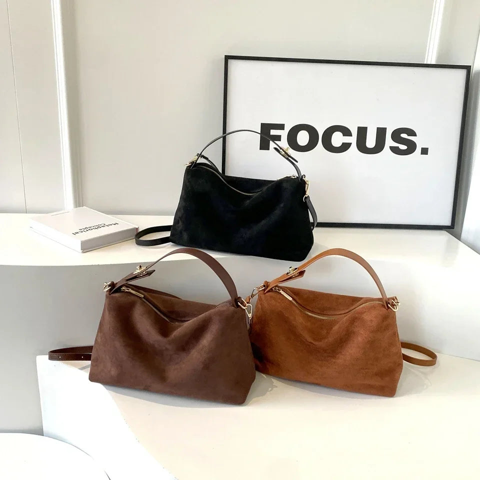 Bolso texturizado de estilo retro