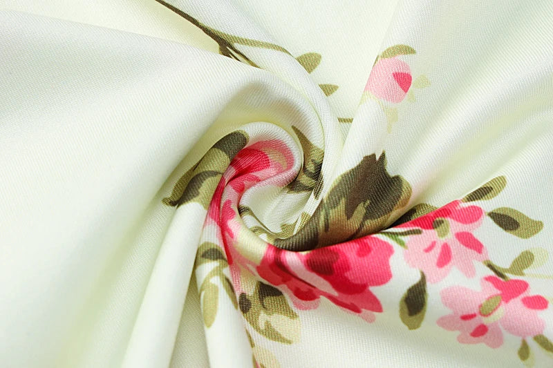 Vestido largo floral Chiara