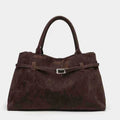 Bolso tote vintage marrón