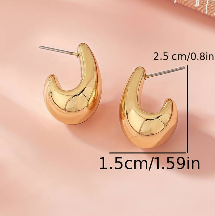 Pendientes en forma de gota