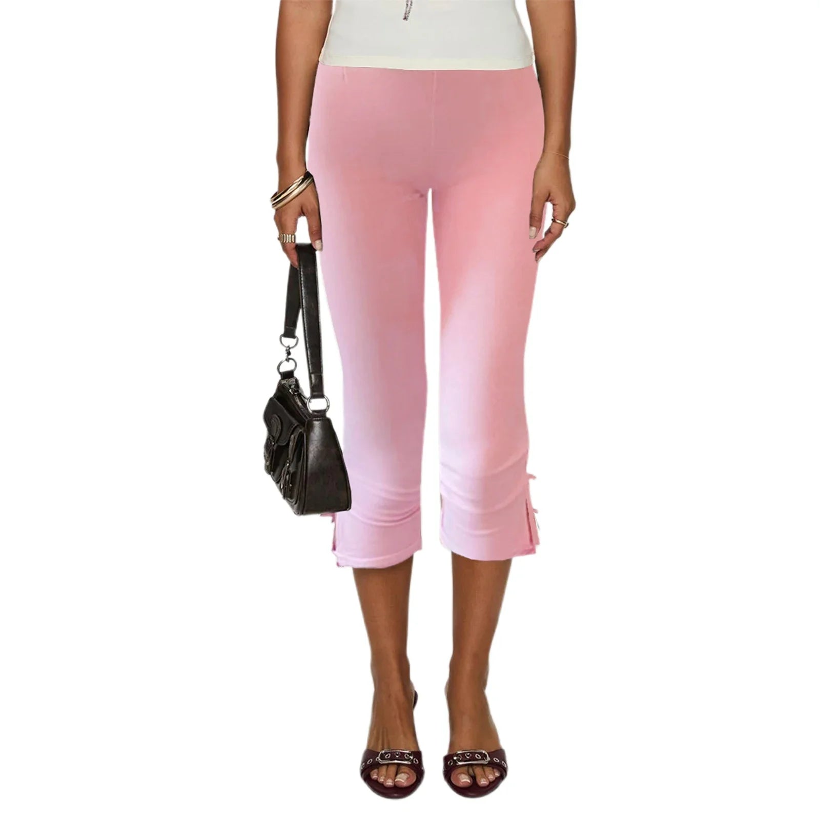 Pantalones Capri Sienna con lazo