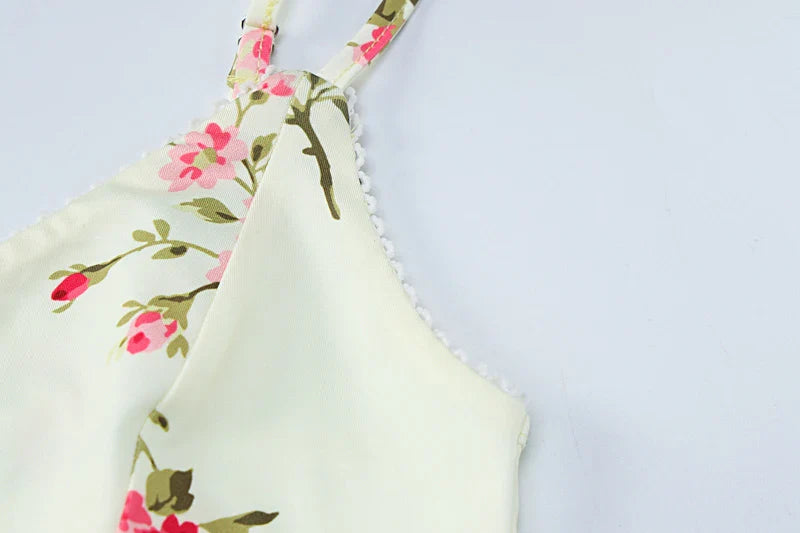 Vestido largo floral Chiara