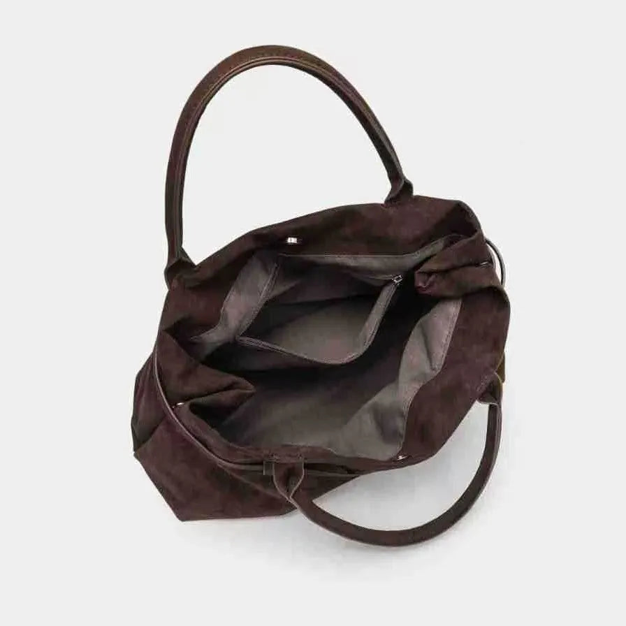 Bolso tote vintage marrón