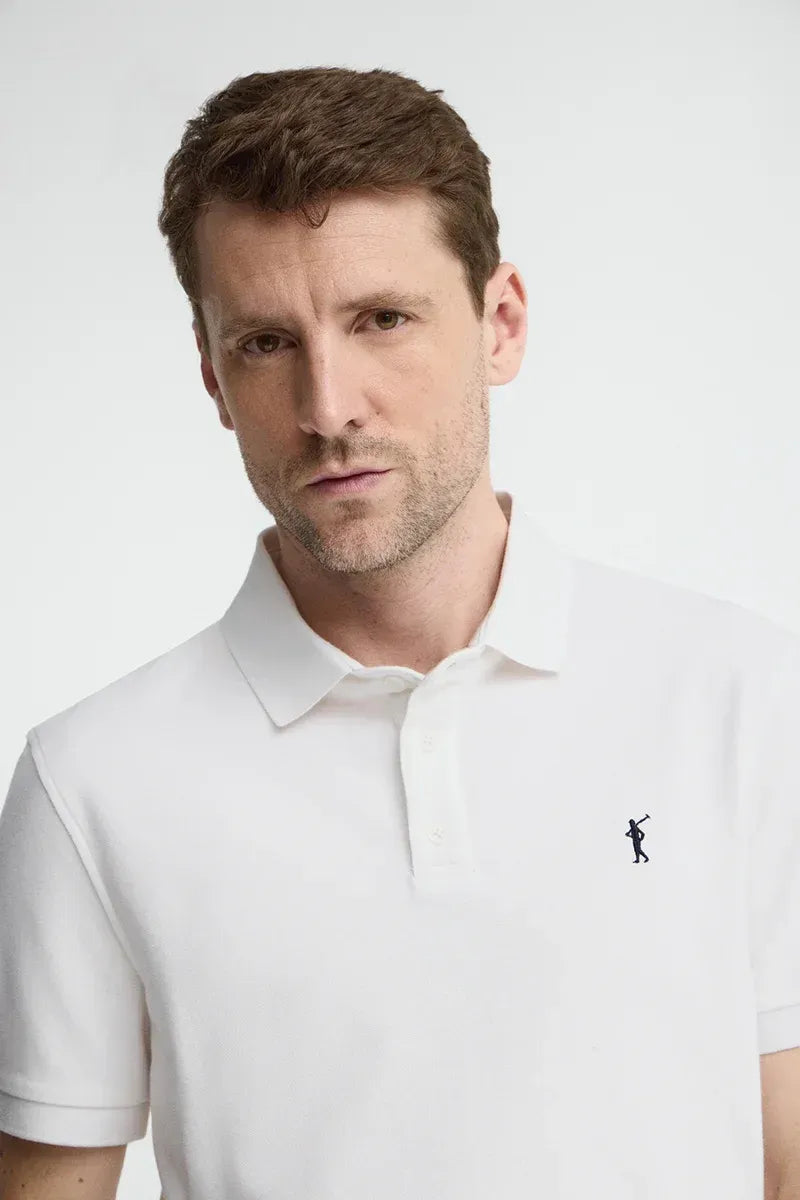POLO AZUL MARINO CON CORTE SLIM