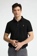 POLO AZUL MARINO CON CORTE SLIM